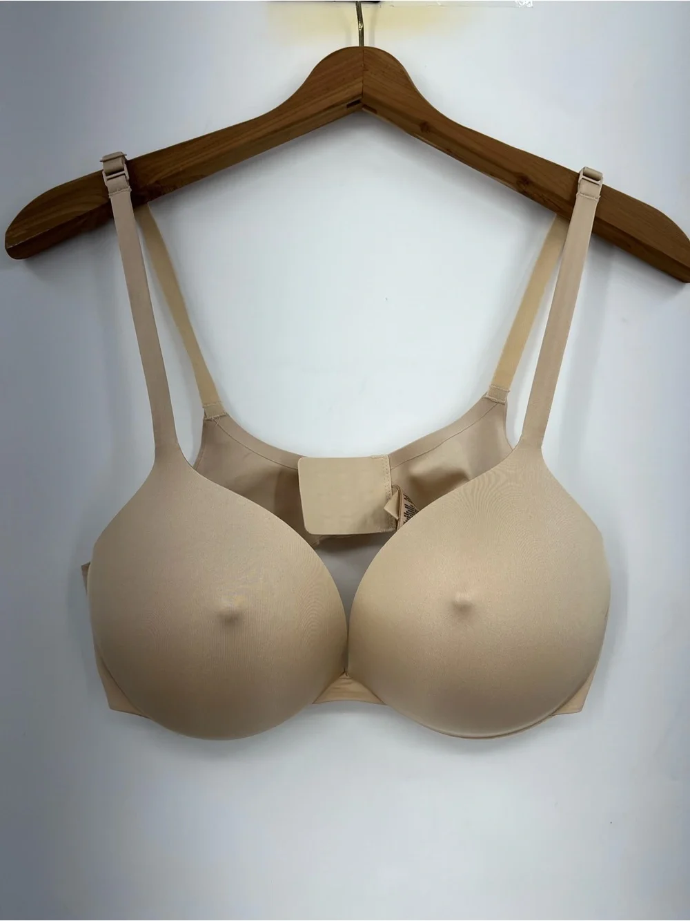 SKIMS Ultimate Bra Nipple Push Up Plunge 0858 Bra sand 36C underwire woman